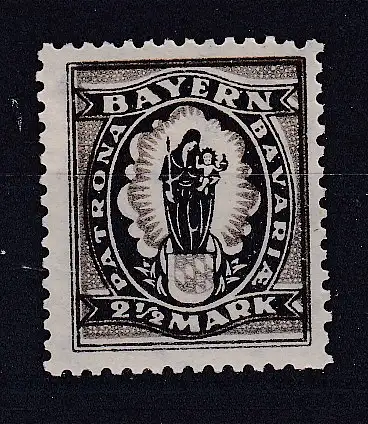 Altdeutschland Bayern  Nr 190 Falz / Gummimängel / *