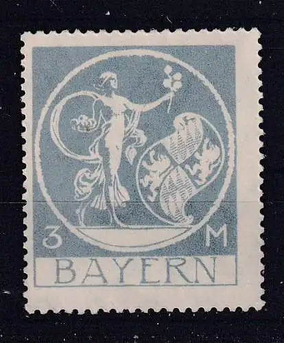 Altdeutschland Bayern  Nr 192 Falz / Gummimängel / *