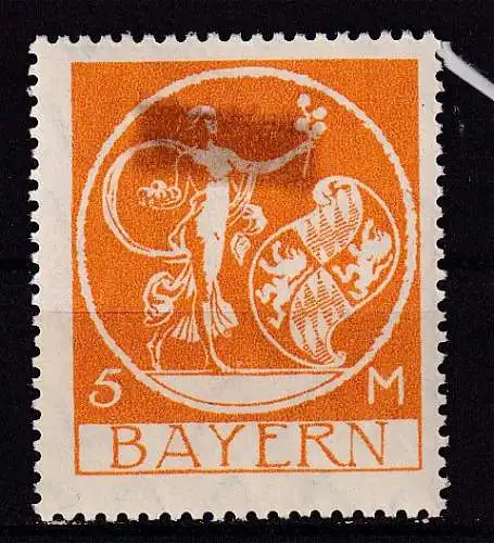 Altdeutschland Bayern  Nr 193 Falz / Gummimängel / *