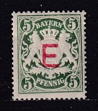 Altdeutschland Bayern Dienstmarken  Nr 2 Falz / Gummimängel / *