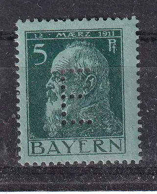 Altdeutschland Bayern Dienstmarken  Nr 7 Falz / Gummimängel / *