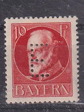 Altdeutschland Bayern Dienstmarken  Nr 8 Falz / Gummimängel / *