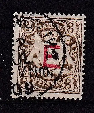 Altdeutschland Bayern Dienstmarken  Nr 1 Falz / Gummimängel / *