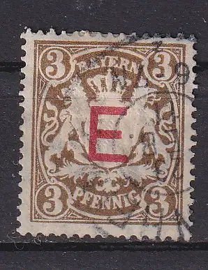 Altdeutschland Bayern Dienstmarken  Nr 1 Falz / Gummimängel / *