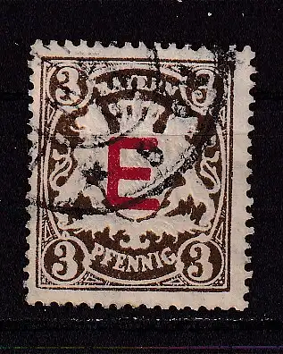 Altdeutschland Bayern Dienstmarken  Nr 1 Falz / Gummimängel / *