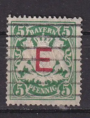 Altdeutschland Bayern Dienstmarken  Nr 2 Falz / Gummimängel / *