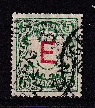 Altdeutschland Bayern Dienstmarken  Nr 2 Falz / Gummimängel / *