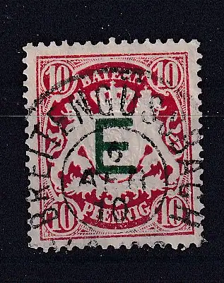 Altdeutschland Bayern Dienstmarken  Nr 3 Falz / Gummimängel / *