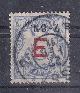 Altdeutschland Bayern Dienstmarken  Nr 4 Falz / Gummimängel / *