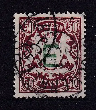 Altdeutschland Bayern Dienstmarken  Nr 5 Falz / Gummimängel / *