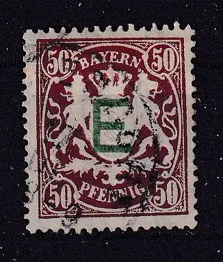 Altdeutschland Bayern Dienstmarken  Nr 5 Falz / Gummimängel / *