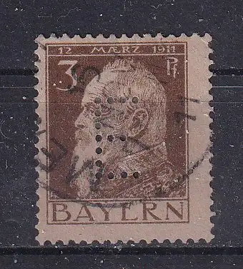 Altdeutschland Bayern Dienstmarken  Nr 6 Falz / Gummimängel / *