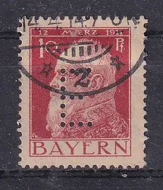 Altdeutschland Bayern Dienstmarken  Nr 8 Falz / Gummimängel / *