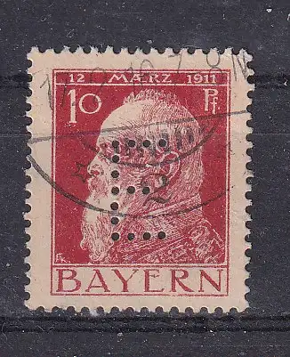 Altdeutschland Bayern Dienstmarken  Nr 8 Falz / Gummimängel / *