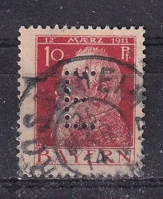 Altdeutschland Bayern Dienstmarken  Nr 8 Falz / Gummimängel / *