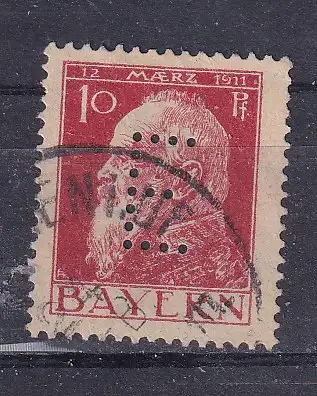 Altdeutschland Bayern Dienstmarken  Nr 8 Falz / Gummimängel / *