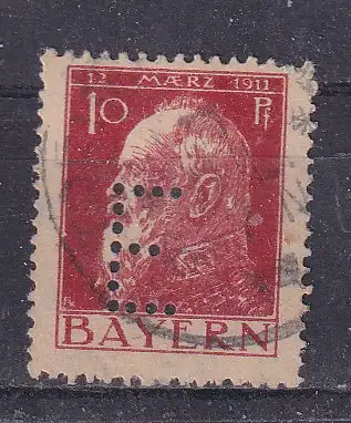 Altdeutschland Bayern Dienstmarken  Nr 8 Falz / Gummimängel / *