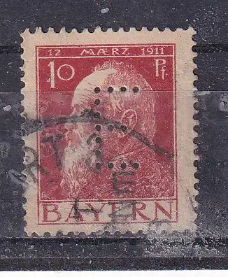 Altdeutschland Bayern Dienstmarken  Nr 8 Falz / Gummimängel / *