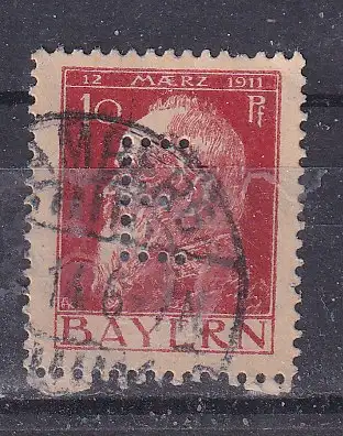 Altdeutschland Bayern Dienstmarken  Nr 8 Falz / Gummimängel / *