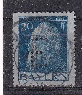 Altdeutschland Bayern Dienstmarken  Nr 9 Falz / Gummimängel / *