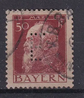 Altdeutschland Bayern Dienstmarken  Nr 11 Falz / Gummimängel / *