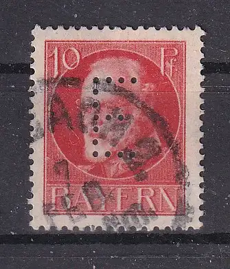 Altdeutschland Bayern Dienstmarken  Nr 14 Falz / Gummimängel / *