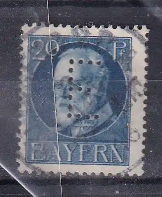 Altdeutschland Bayern Dienstmarken  Nr 15 Falz / Gummimängel / *