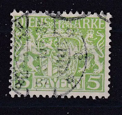 Altdeutschland Bayern Dienstmarken  Nr 17 Gestempelt (Posten)