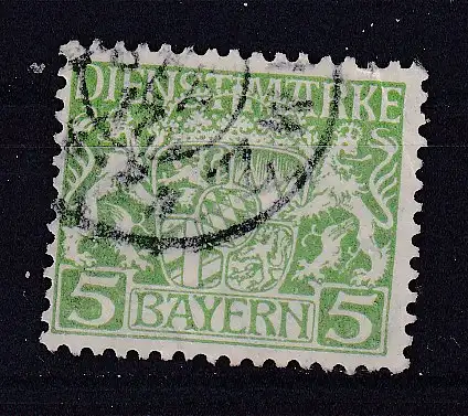 Altdeutschland Bayern Dienstmarken  Nr 17 Gestempelt (Posten)