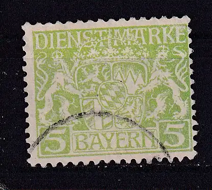 Altdeutschland Bayern Dienstmarken  Nr 17 Gestempelt (Posten)