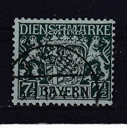 Altdeutschland Bayern Dienstmarken  Nr 18 Gestempelt (Posten)
