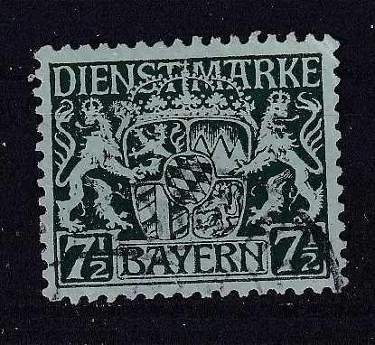 Altdeutschland Bayern Dienstmarken  Nr 18 Gestempelt (Posten)