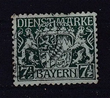 Altdeutschland Bayern Dienstmarken  Nr 18 Gestempelt (Posten)