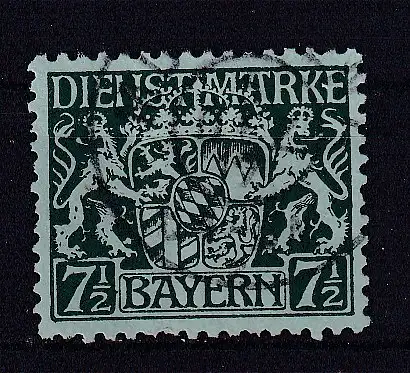 Altdeutschland Bayern Dienstmarken  Nr 18 Gestempelt (Posten)