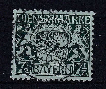 Altdeutschland Bayern Dienstmarken  Nr 18 Gestempelt (Posten)
