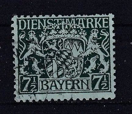 Altdeutschland Bayern Dienstmarken  Nr 18 Gestempelt (Posten)