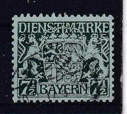 Altdeutschland Bayern Dienstmarken  Nr 18 Gestempelt (Posten)