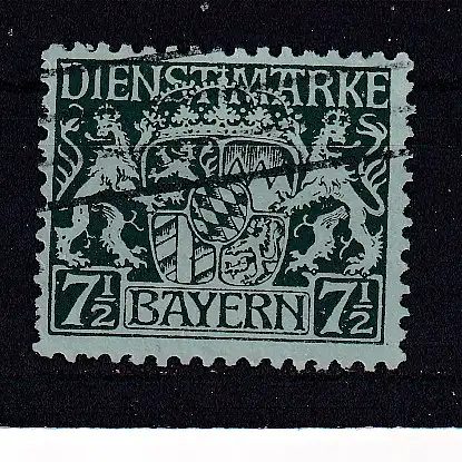 Altdeutschland Bayern Dienstmarken  Nr 18 Gestempelt (Posten)