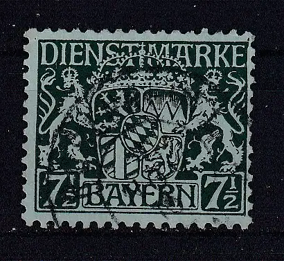 Altdeutschland Bayern Dienstmarken  Nr 18 Gestempelt (Posten)