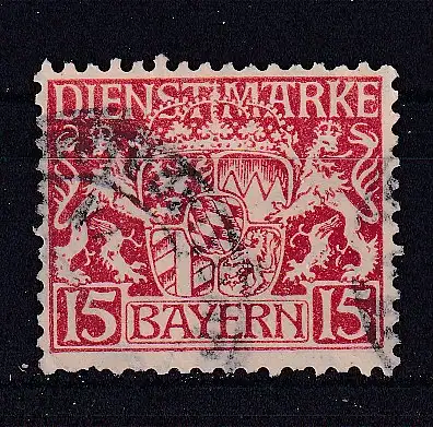 Altdeutschland Bayern Dienstmarken  Nr 19 Gestempelt (Posten)