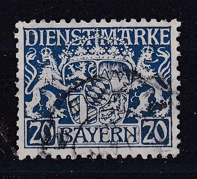 Altdeutschland Bayern Dienstmarken  Nr 28 Gestempelt (Posten)