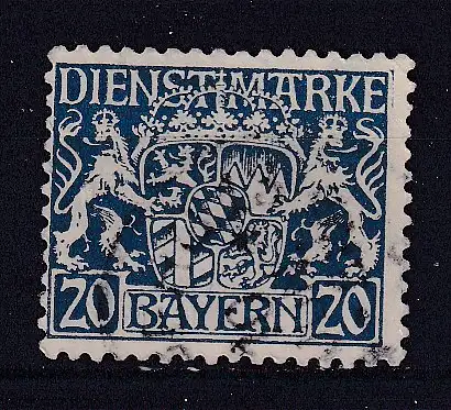 Altdeutschland Bayern Dienstmarken  Nr 28 Gestempelt (Posten)