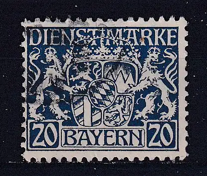 Altdeutschland Bayern Dienstmarken  Nr 28 Gestempelt (Posten)