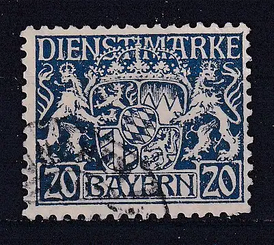 Altdeutschland Bayern Dienstmarken  Nr 28 Gestempelt (Posten)