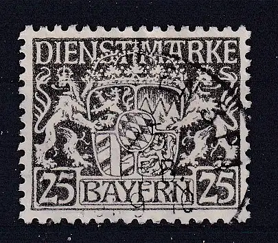 Altdeutschland Bayern Dienstmarken  Nr 21 Gestempelt (Posten)