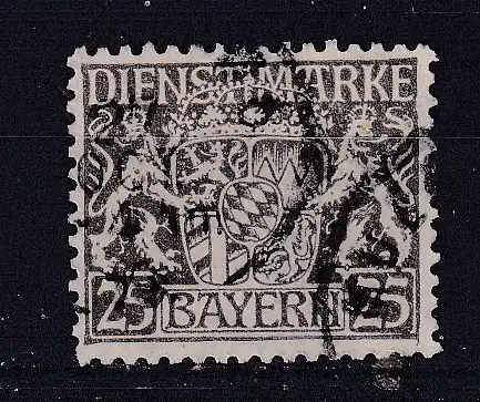 Altdeutschland Bayern Dienstmarken  Nr 21 Gestempelt (Posten)