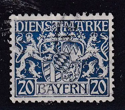 Altdeutschland Bayern Dienstmarken  Nr 28 Gestempelt (Posten)