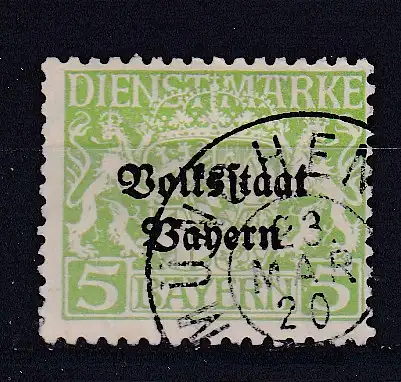 Altdeutschland Bayern Dienstmarken  Nr 31 Gestempelt (Posten)