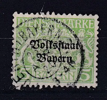 Altdeutschland Bayern Dienstmarken  Nr 31 Gestempelt (Posten)