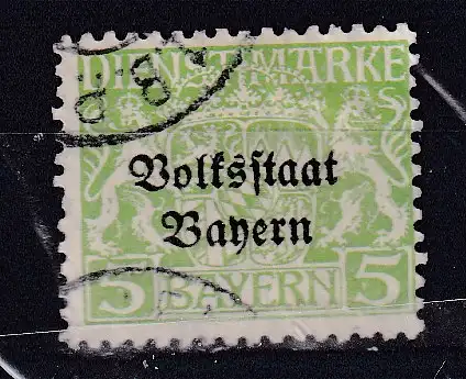 Altdeutschland Bayern Dienstmarken  Nr 31 Gestempelt (Posten)